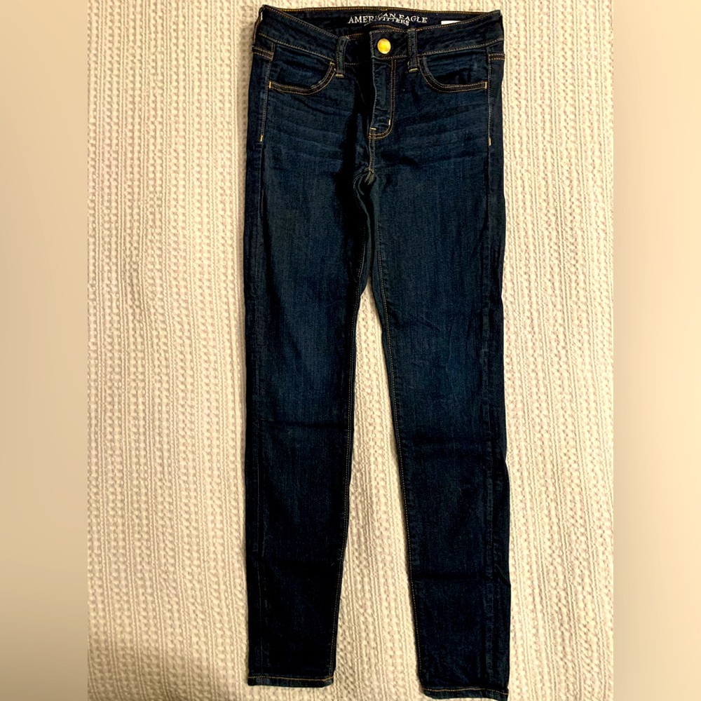 American Eagle Women’s Jegging Size 2R - Dark Blue